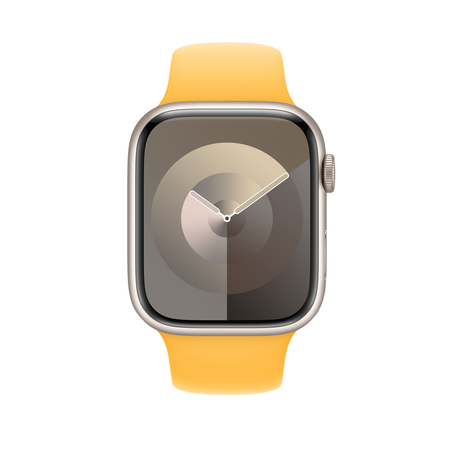 Apple 42/44/45/49mm paprskově žlutý sportovní řemínek ML - istyle.work