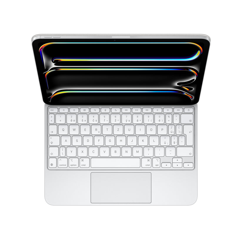 Apple Magic Keyboard k 11palcovému iPadu Pro (M4) – český – bílý - istyle.work