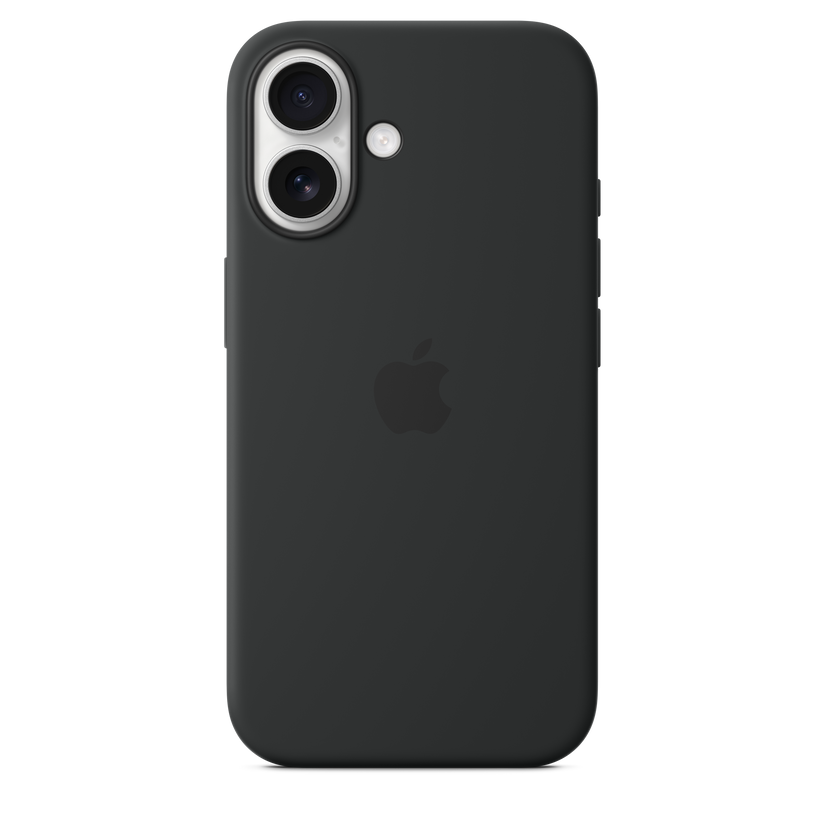 Apple silikonový kryt s MagSafe na iPhone 16 - černý - istyle.work