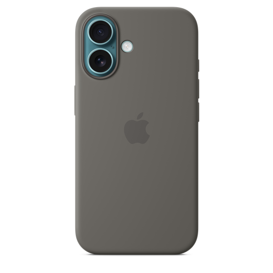 iPhone 16 Silicone Case with MagSafe - Stone Grey - istyle.work