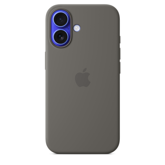 iPhone 16 Silicone Case with MagSafe - Stone Grey - istyle.work