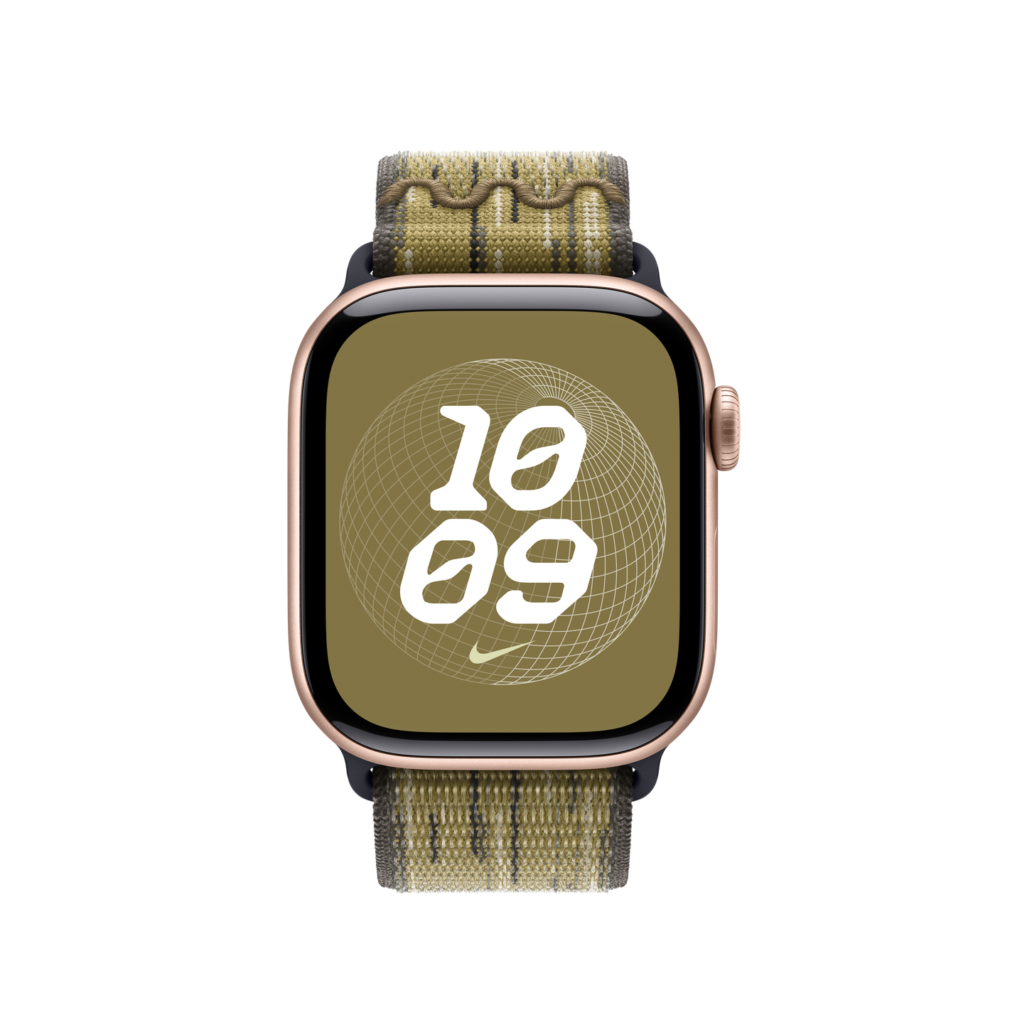 Apple Watch 38/40/41mm zeleno-šedý provlékací sportovní řemínek Nike - istyle.work