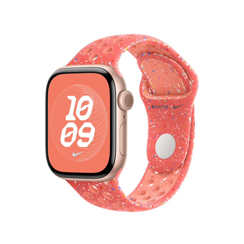 Apple Watch 38/40/41mm žhavě oranžový sportovní řemínek Nike – S/M - istyle.work