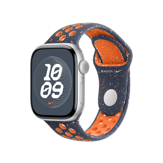 Apple Watch 38/40/41/42mm Blue Flame sportovní řemínek Nike - S/M - istyle.work