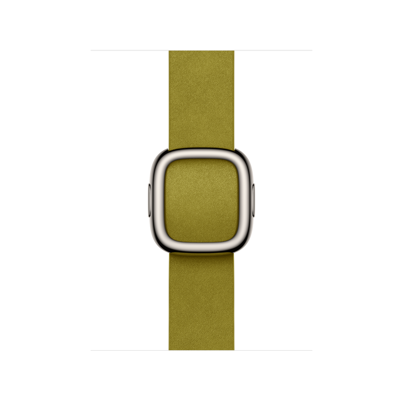 Apple Watch 38/40/41/42mm zelenožlutý řemínek s moderní přezkou – velký - istyle.work