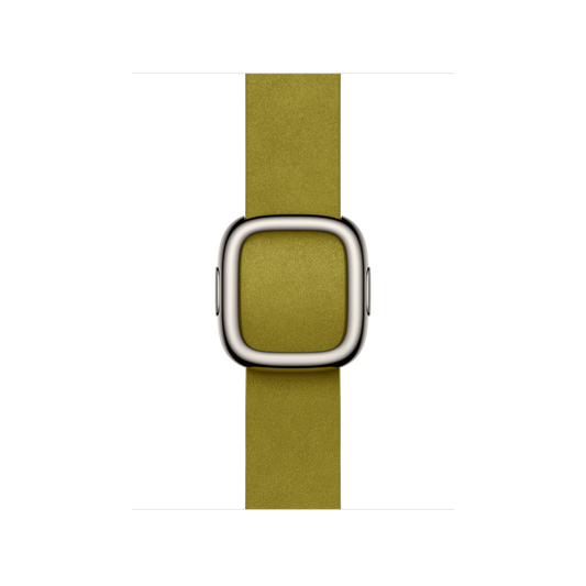 Apple Watch 38/40/41/42mm zelenožlutý řemínek s moderní přezkou – velký - istyle.work