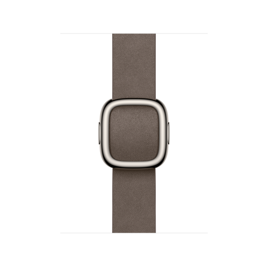 Apple Watch 38/40/41/42mm šedohnědý řemínek s moderní přezkou – střední - istyle.work