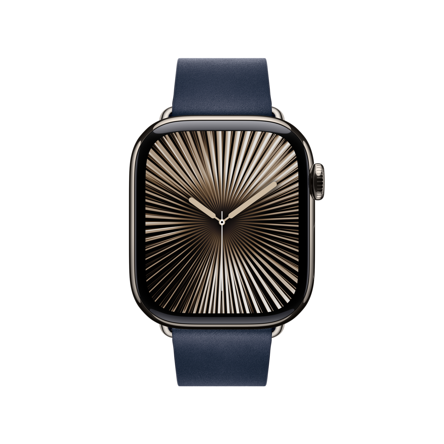 Apple Watch 38/40/41/42mm temně modrý řemínek s moderní přezkou – střední - istyle.work