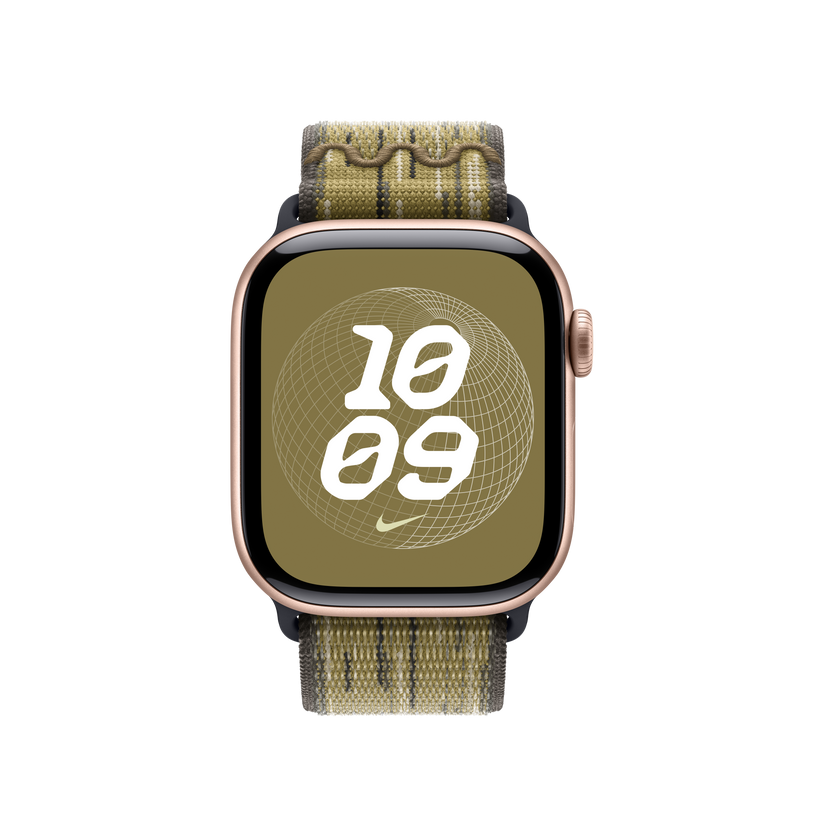 Apple Watch 38/40/41/42mm zeleno-šedý provlékací sportovní řemínek Nike - istyle.work