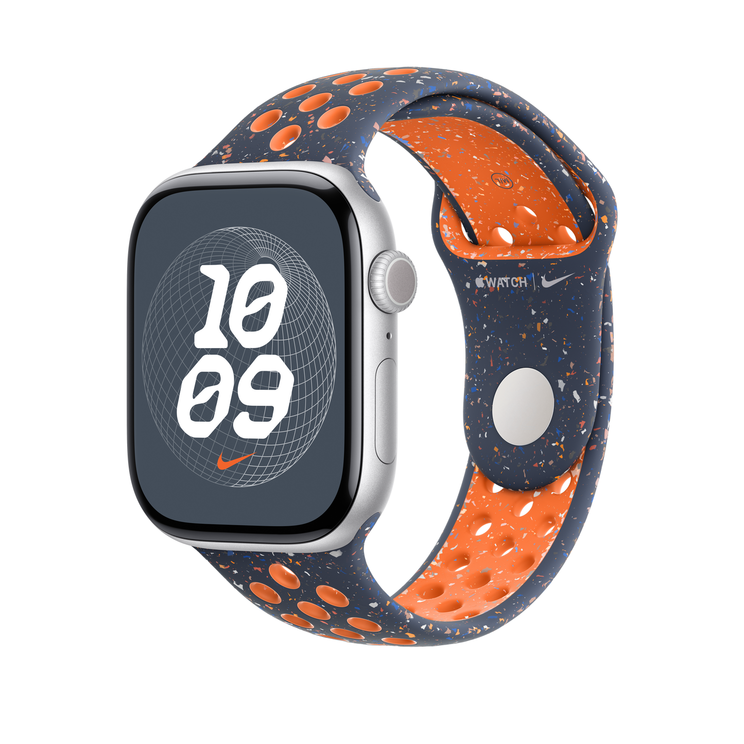 Apple Watch 44/45/46/49mm Blue Flame sportovní řemínek Nike - S/M - istyle.work