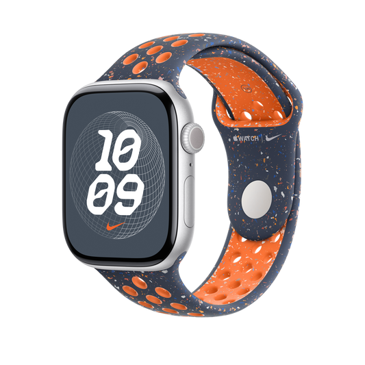 Apple Watch 44/45/46/49mm Blue Flame sportovní řemínek Nike - S/M - istyle.work