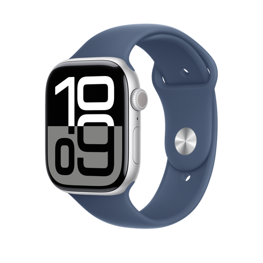 Apple Watch 44/45/46/49mm denimový sportovní řemínek – M/L - istyle.work