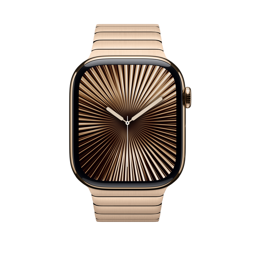 Apple Watch 44/45/46/49mm zlatý článkový tah - istyle.work