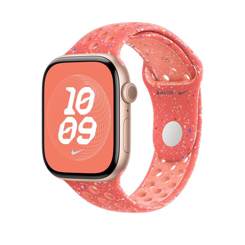 Apple Watch 44/45/46/49mm žhavě oranžový sportovní řemínek Nike - M/L - istyle.work