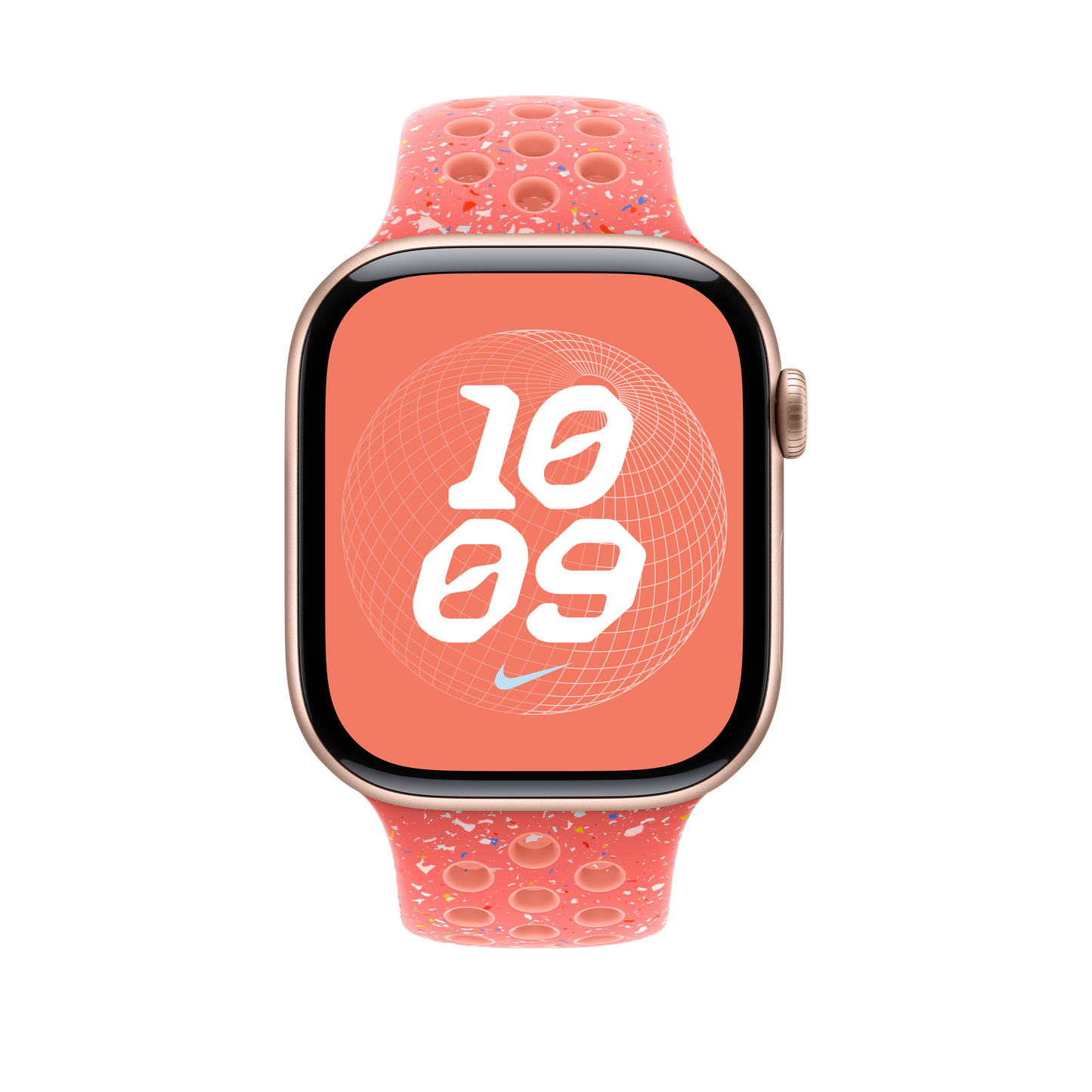 Apple Watch 44/45/46/49mm žhavě oranžový sportovní řemínek Nike - M/L - istyle.work