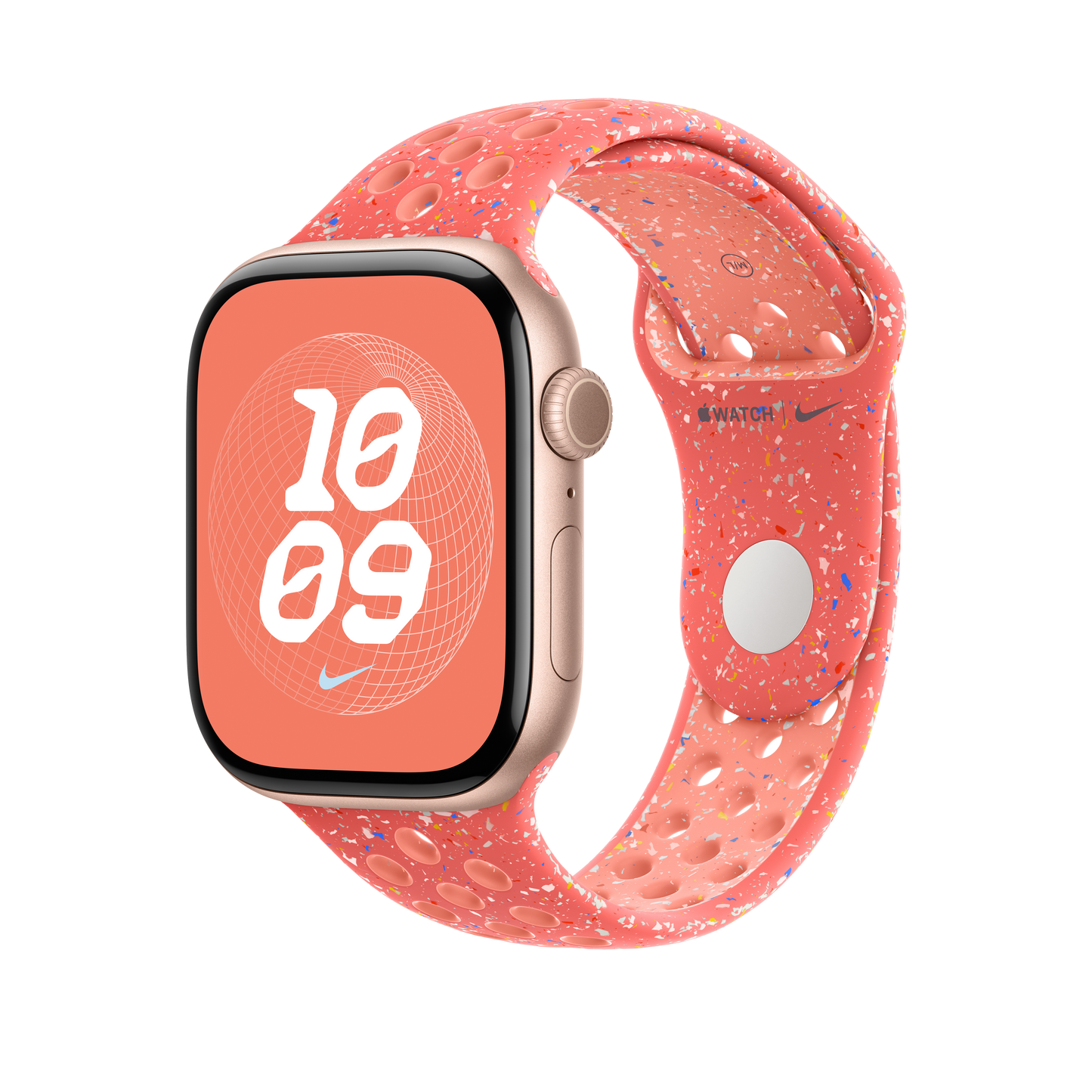 Apple Watch 44/45/46/49mm žhavě oranžový sportovní řemínek Nike - S/M - istyle.work
