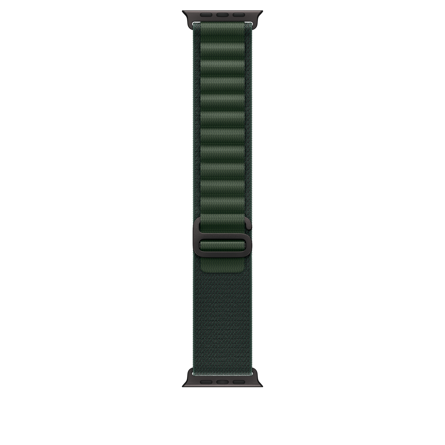 Apple Watch 44/45/46/49mm tmavě zelený Alpský tah – malý – provedení z černého titanu - istyle.work