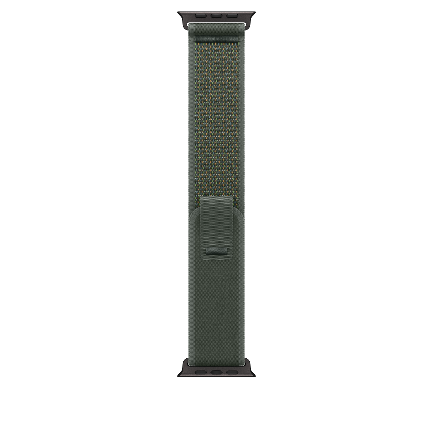 Apple Watch 44/45/46/49mm zelený Trailový tah - M/L – provedení z černého titanu - istyle.work