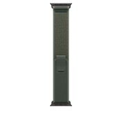 Apple Watch 44/45/46/49mm zelený Trailový tah - M/L – provedení z černého titanu - istyle.work