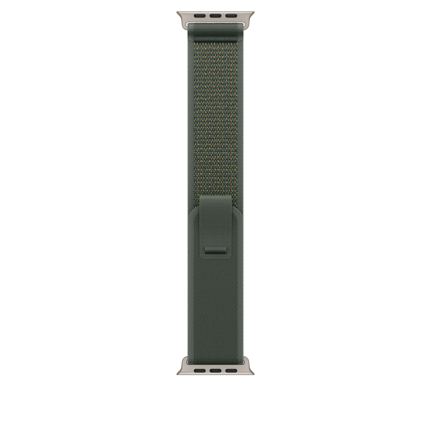 Apple Watch 44/45/46/49mm zelený Trailový tah – M/L – provedení z přírodního titanu - istyle.work