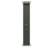 Apple Watch 44/45/46/49mm zelený Trailový tah – M/L – provedení z přírodního titanu - istyle.work