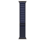 Apple Watch 44/45/46/49mm námořnicky modrý Alpský tah – střední – provedení z černého titanu - istyle.work
