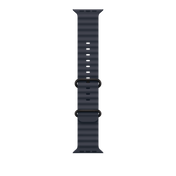 Apple Watch 44/45/46/49mm námořnicky modrý Oceánský řemínek – provedení z černého titanu - istyle.work