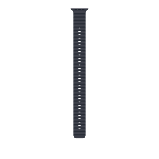 Apple Watch 44/45/46/49mm námořnicky modré prodloužení Oceánského řemínku – provedení z přírodního titanu - istyle.work