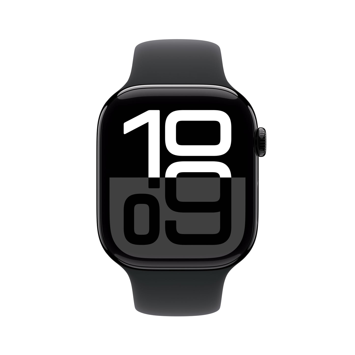Apple Watch Series 10 GPS + Cellular 46mm klavírně černé hliníkové pouzdro s černým sportovním řemínkem - S/M (renovovaný) - istyle.work