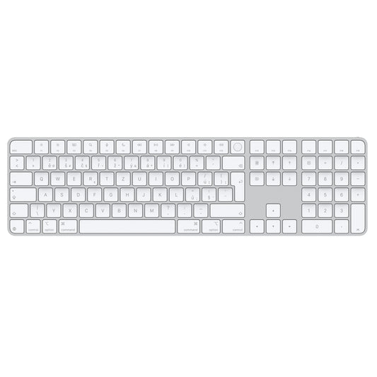 Apple Apple Magic Keyboard s Touch ID a číselnou klávesnicí pro Macy s čipem Apple – český – bílé klávesy - istyle.work