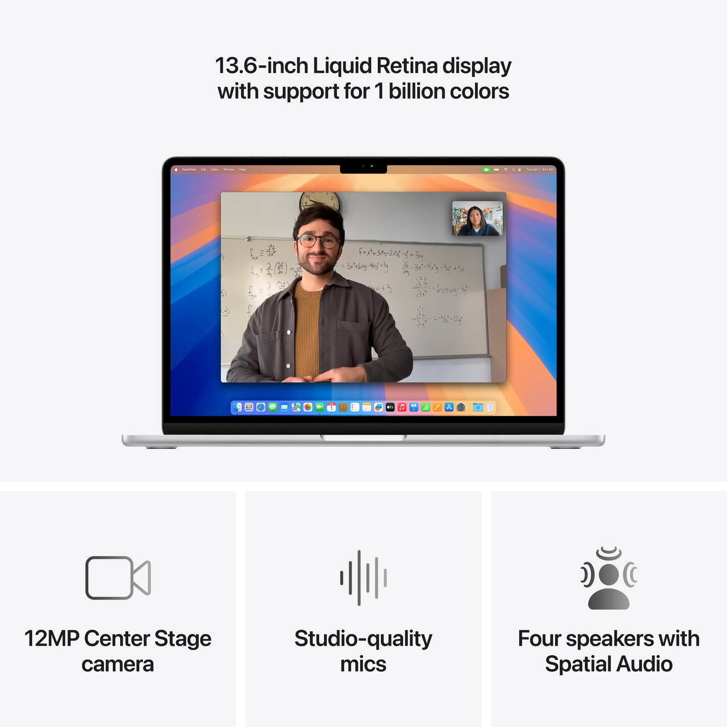 MacBook Air 13,6", Apple M4 10jádrové CPU, 8jádrové GPU, 16GB, 256GB SSD, CZ - stříbrný - istyle.work