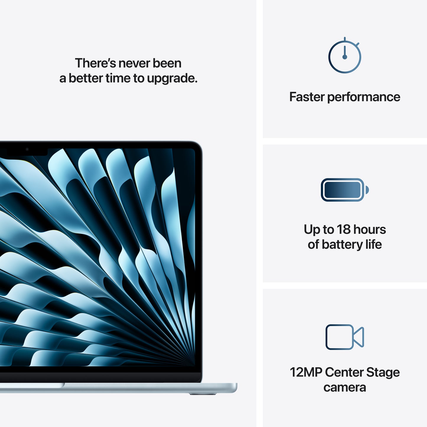 MacBook Air 13,6", Apple M4 10jádrové CPU, 10jádrové GPU, 16GB, 512GB SSD, CZ - blankytně modrý (renovovaný) - istyle.work