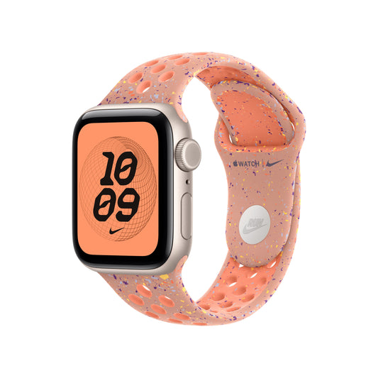 Řemínek pro Apple Watch 38/40/41 mm Apple Alpenglow Pink sportovní Nike - M/L - istyle.work