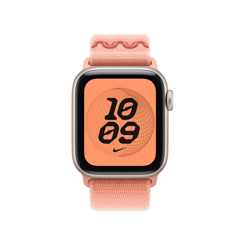 Řemínek pro Apple Watch 38/40/41 mm Apple Alpenglow Pink provlékací sportovní Nike - istyle.work