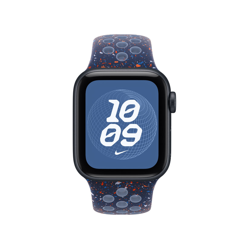 Řemínek pro Apple Watch 38/40/41 mm Apple Blue Ribbon sportovní Nike – M/L - istyle.work