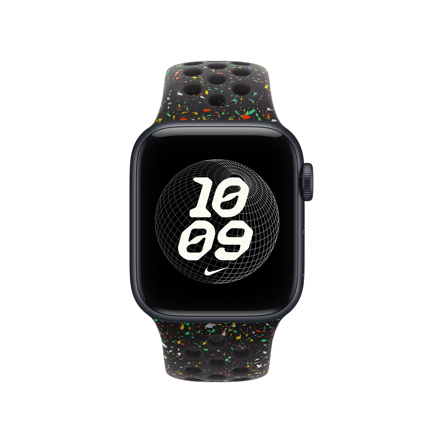 Řemínek pro Apple Watch 38/40/41 mm Apple Midnight Black sportovní Nike - M/L - istyle.work