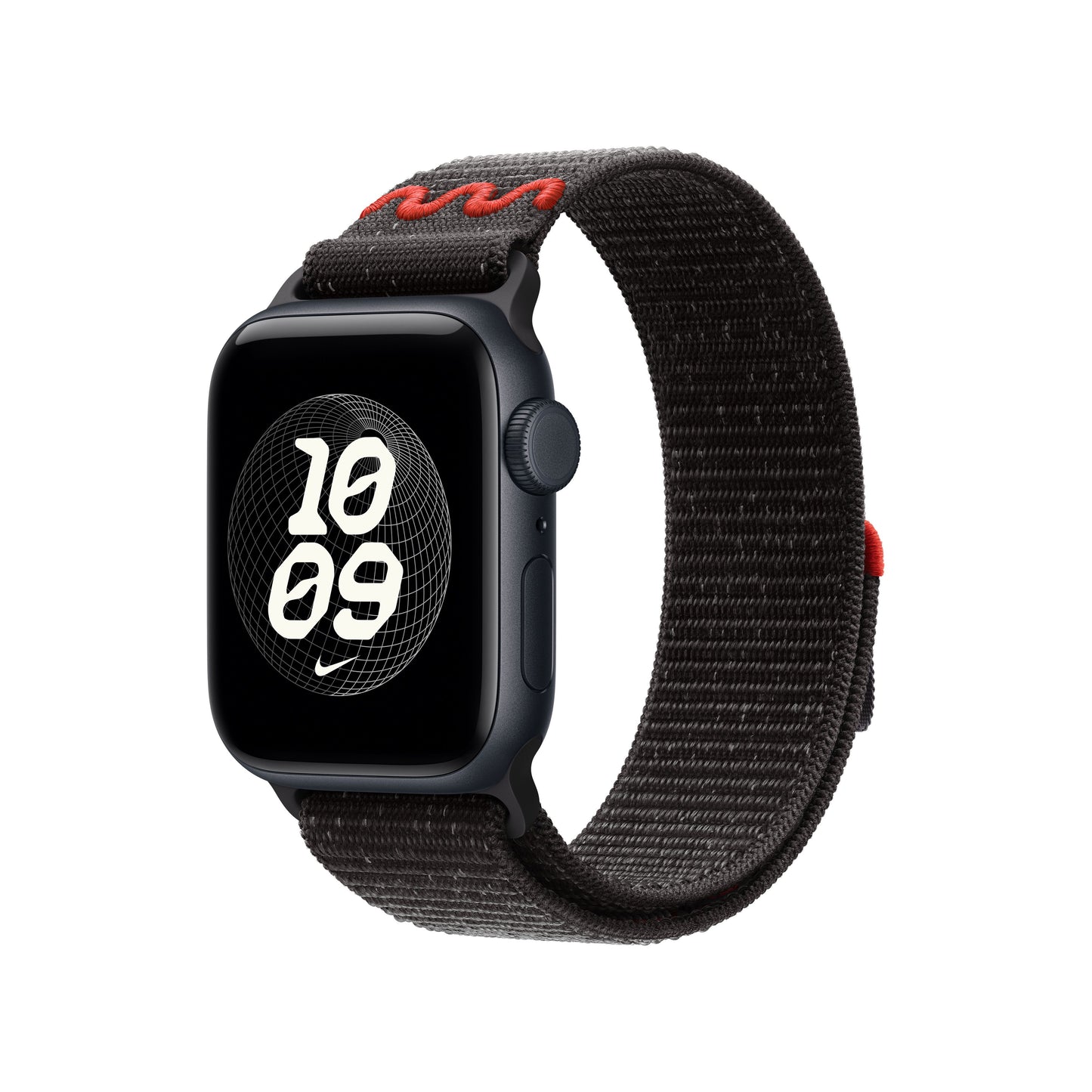 Řemínek pro Apple Watch 38/40/41 mm Apple Midnight Black provlékací sportovní Nike - istyle.work
