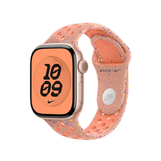 Řemínek pro Apple Watch 38/40/41/42 mm Apple Alpenglow Pink sportovní Nike - M/L - istyle.work