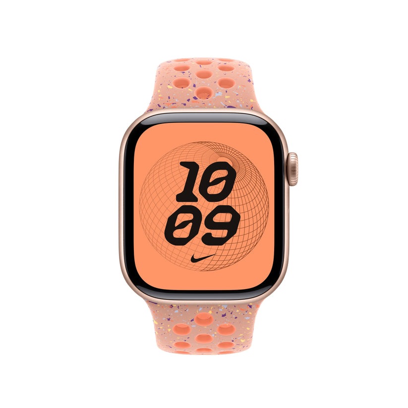 Řemínek pro Apple Watch 38/40/41/42 mm Apple Alpenglow Pink sportovní Nike - S/M - istyle.work