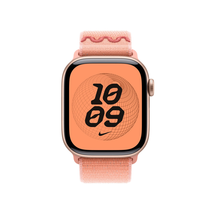 Řemínek pro Apple Watch 38/40/41/42 mm Apple Alpenglow Pink provlékací sportovní Nike - istyle.work