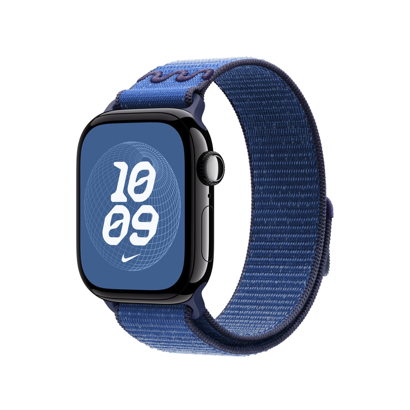 Řemínek pro Apple Watch 38/40/41/42 mm Apple Blue Ribbon provlékací sportovní Nike - istyle.work