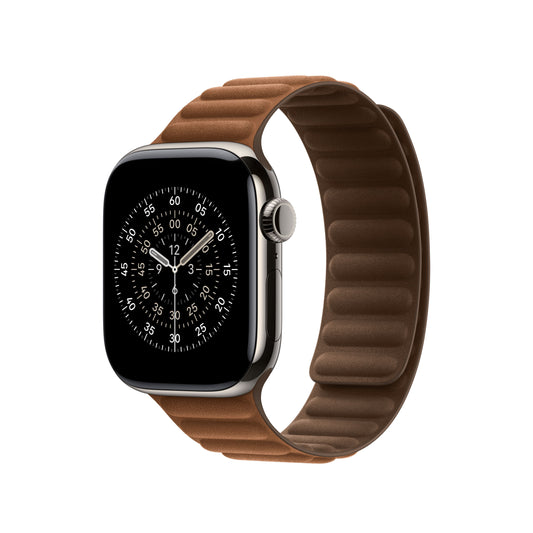 Řemínek pro Apple Watch 38/40/41/42 mm Apple karamelový magnetický tah - S/M - istyle.work