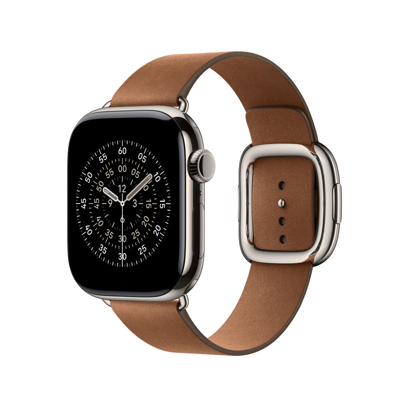 Řemínek pro Apple Watch 38/40/41/42 mm Apple karamelový s moderní přezkou - malý - istyle.work