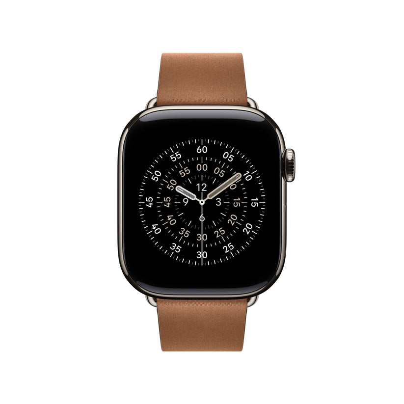 Řemínek pro Apple Watch 38/40/41/42 mm Apple karamelový s moderní přezkou - střední - istyle.work