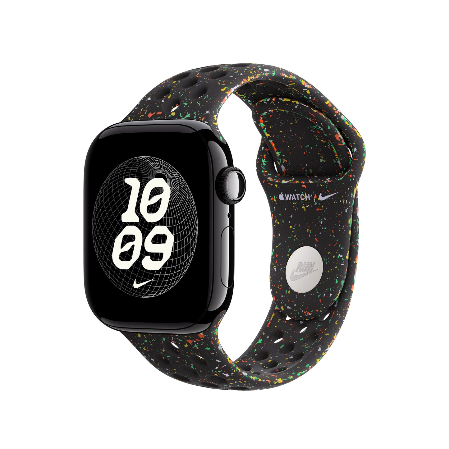 Řemínek pro Apple Watch 38/40/41/42 mm Apple Midnight Black sportovní Nike - M/L - istyle.work