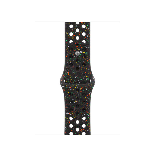 Řemínek pro Apple Watch 38/40/41/42 mm Apple Midnight Black sportovní Nike - S/M - istyle.work