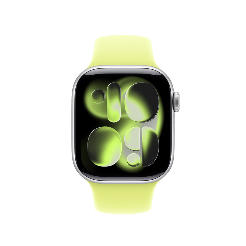Řemínek pro Apple Watch 38/40/41/42 mm Apple neonově žlutý sportovní - M/L - istyle.work