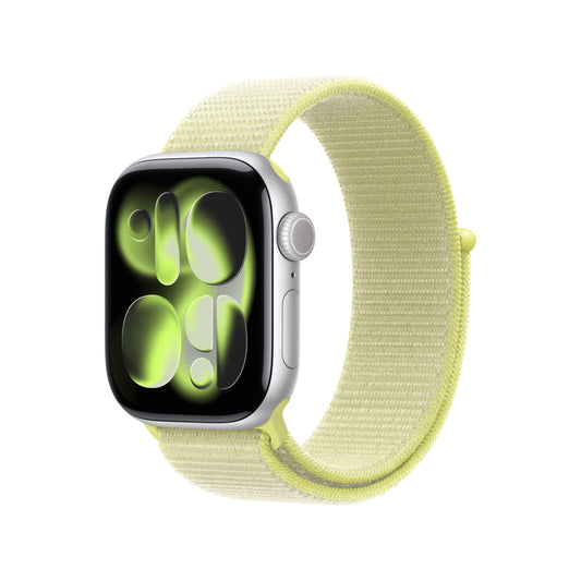 Řemínek pro Apple Watch 38/40/41/42 mm Apple neonově žlutý provlékací sportovní - istyle.work