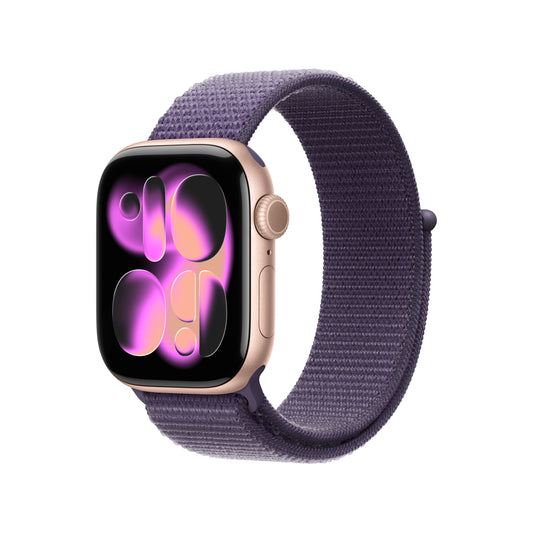 Řemínek pro Apple Watch 38/40/41/42 mm Apple mlžně fialový provlékací sportovní - istyle.work