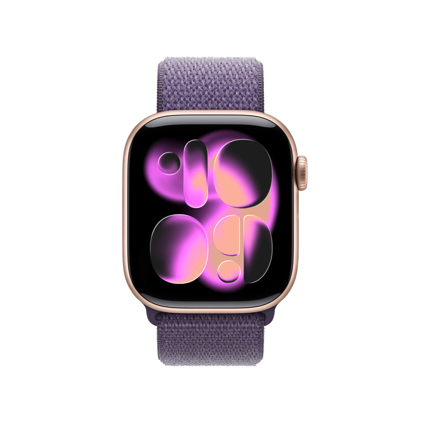 Řemínek pro Apple Watch 38/40/41/42 mm Apple mlžně fialový provlékací sportovní - istyle.work